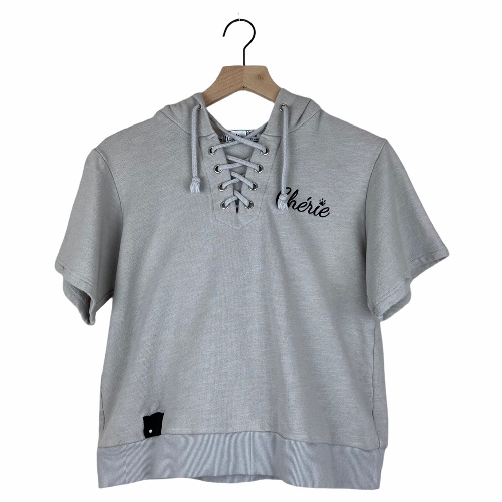 RYDIA Bonjour Sweatshirt Size M Gray